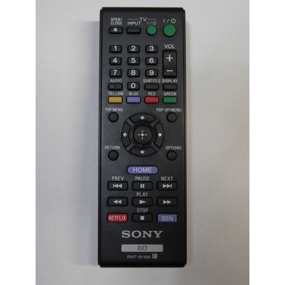 Sony RMT-B115A Remote Control for BDP-S480 BDP-S2100 BDP-S280 BDP-S580 BDP-S380 - Picture 1 of 3